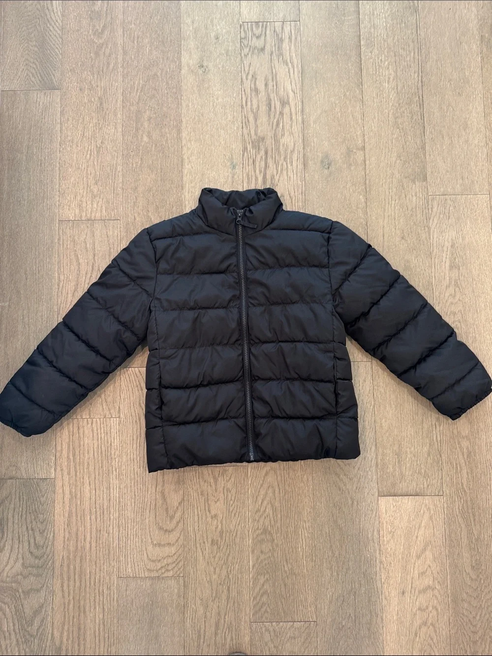 Children’s Place Boys Long Sleeve Puffer Coat Jacket Full Front Zip Mock Neck M